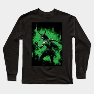 Mörk Borg Bestiary - Satyr Poster Long Sleeve T-Shirt